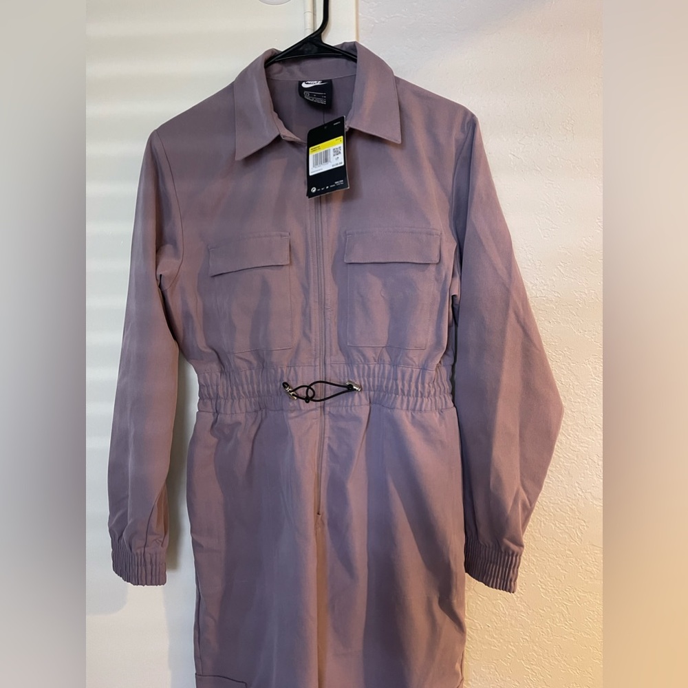 Nike Swoosh Mauve Jumpsuit